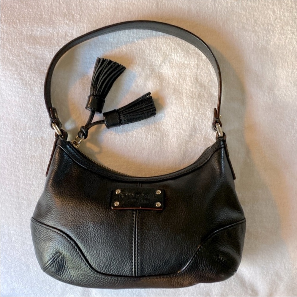 Black Leather Shoulder Bag